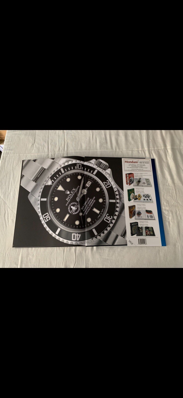Rolex Submariner Story Book Italian/English Year 2009 2000 Copies