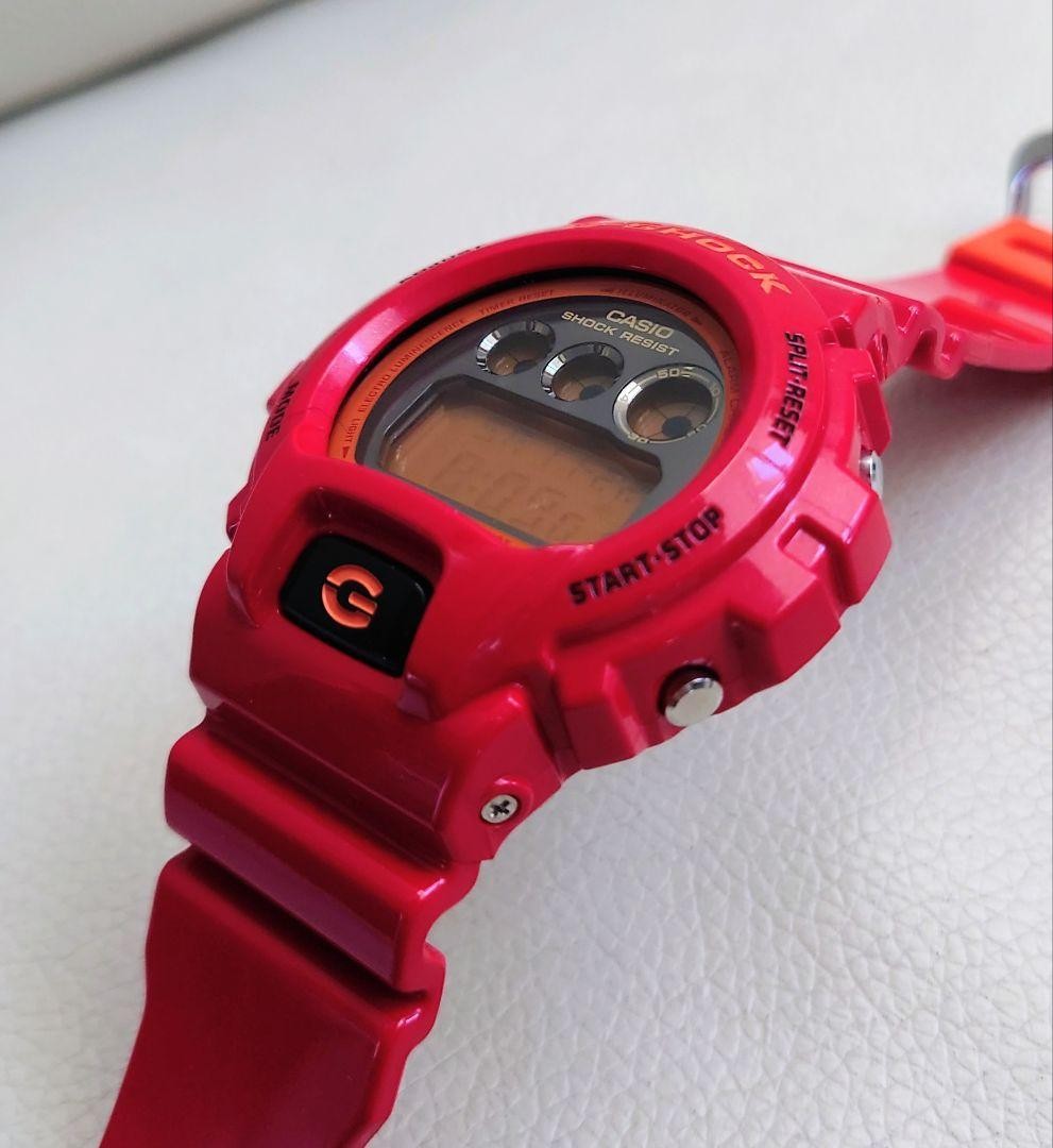 CASIO G SHOCK DW 6900CB Red Crazy Color Item Casio
