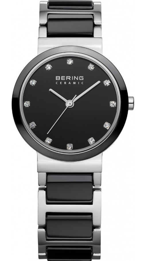 Bering Ceramic Women’s Watch Black/Silver BERING – 10729-AZ2