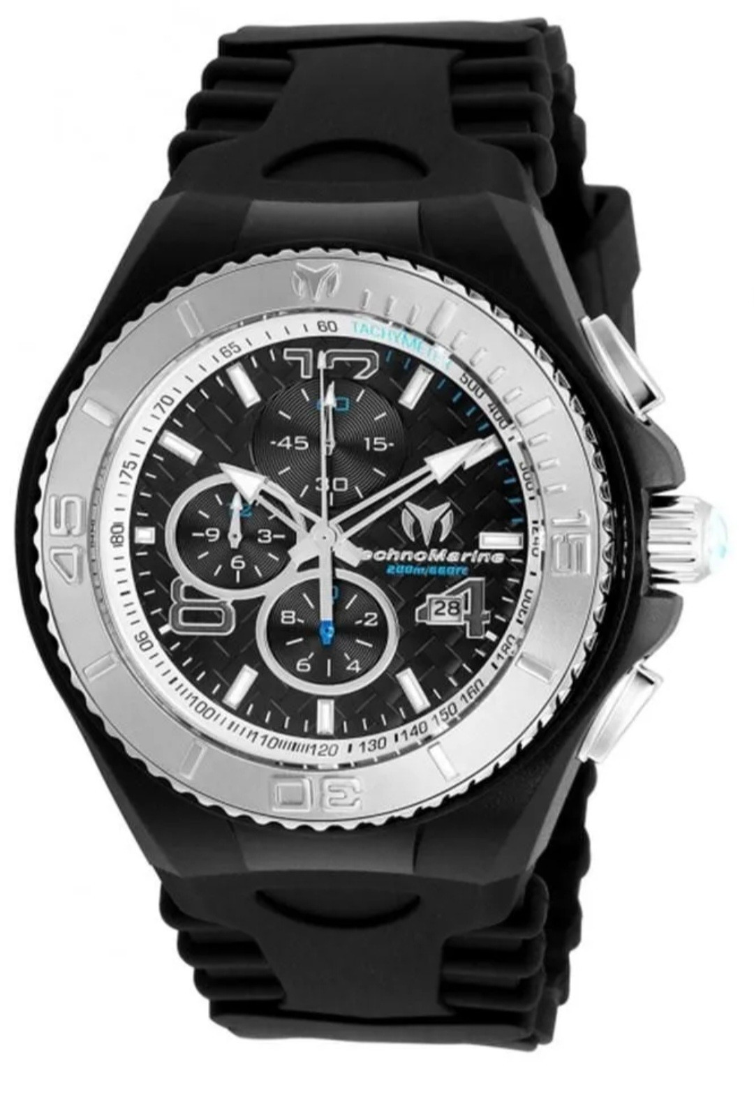 Technomarine TM-115110 Men’s Cruise JellyFish Black Retro Strap 46mm Watch