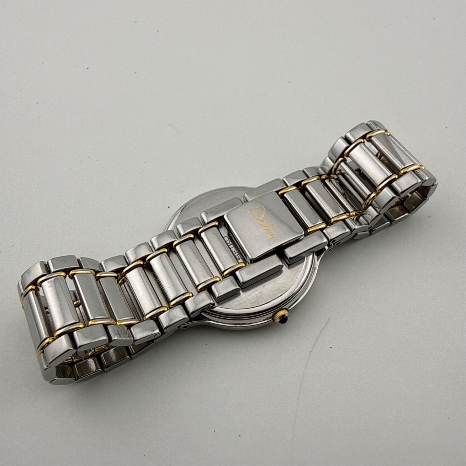 SEIKO Dolce 7741-6050 Men’s Watch Quartz Working Battery Replaced
