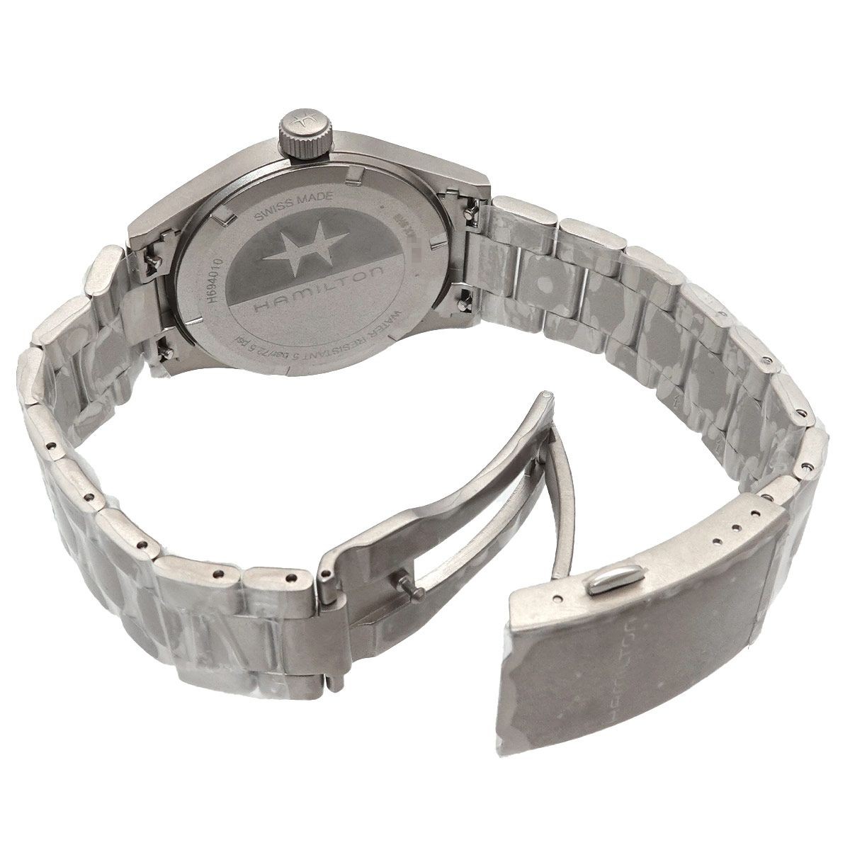Brand New Hamilton HAMILTON Khaki Field H694010 Boys Watch Black Quartz Watch Kh