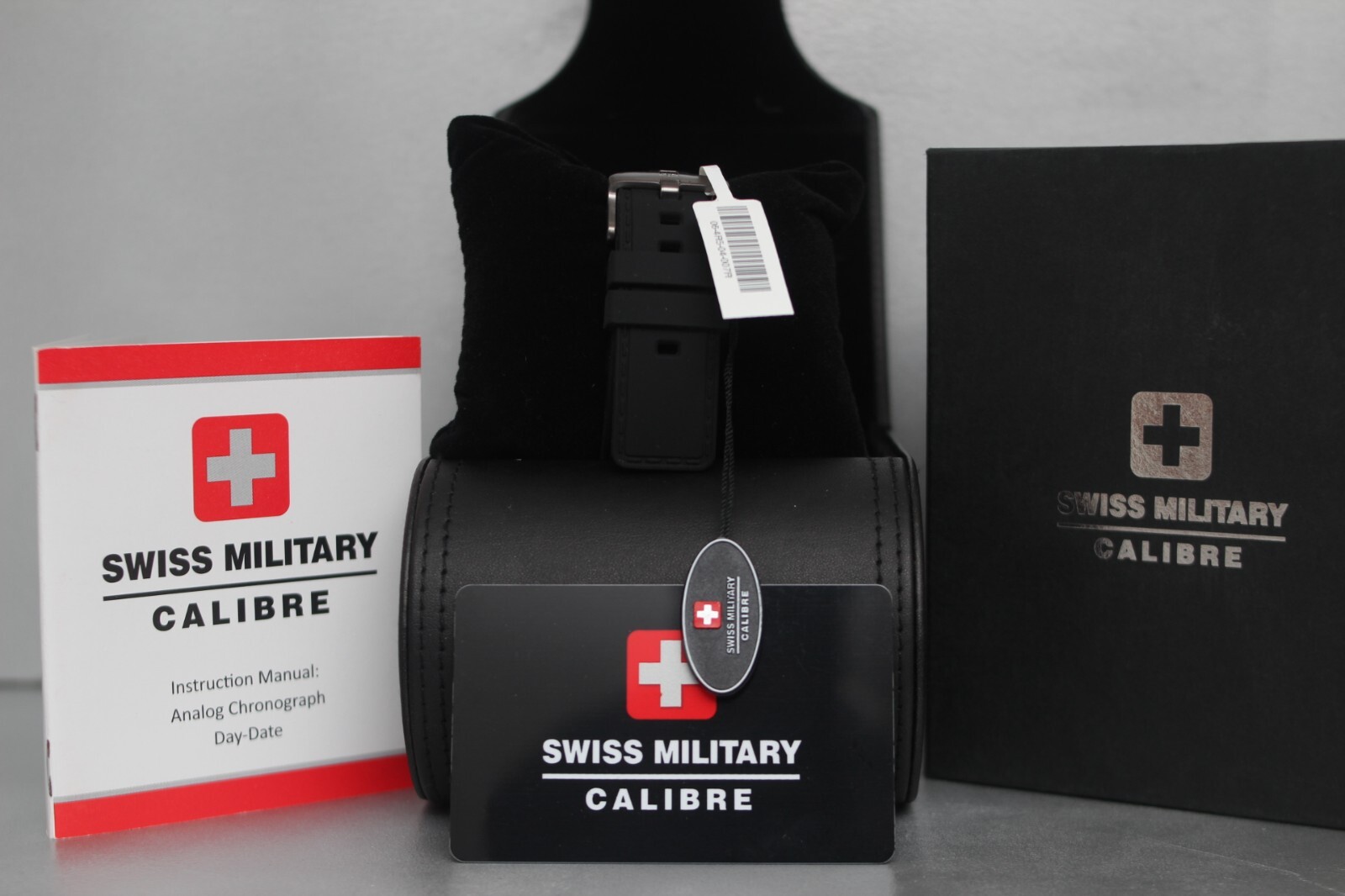 Swiss Military Calibre Revolution Men’s Watch Black Rubber Strap 06-4R5-04-007R