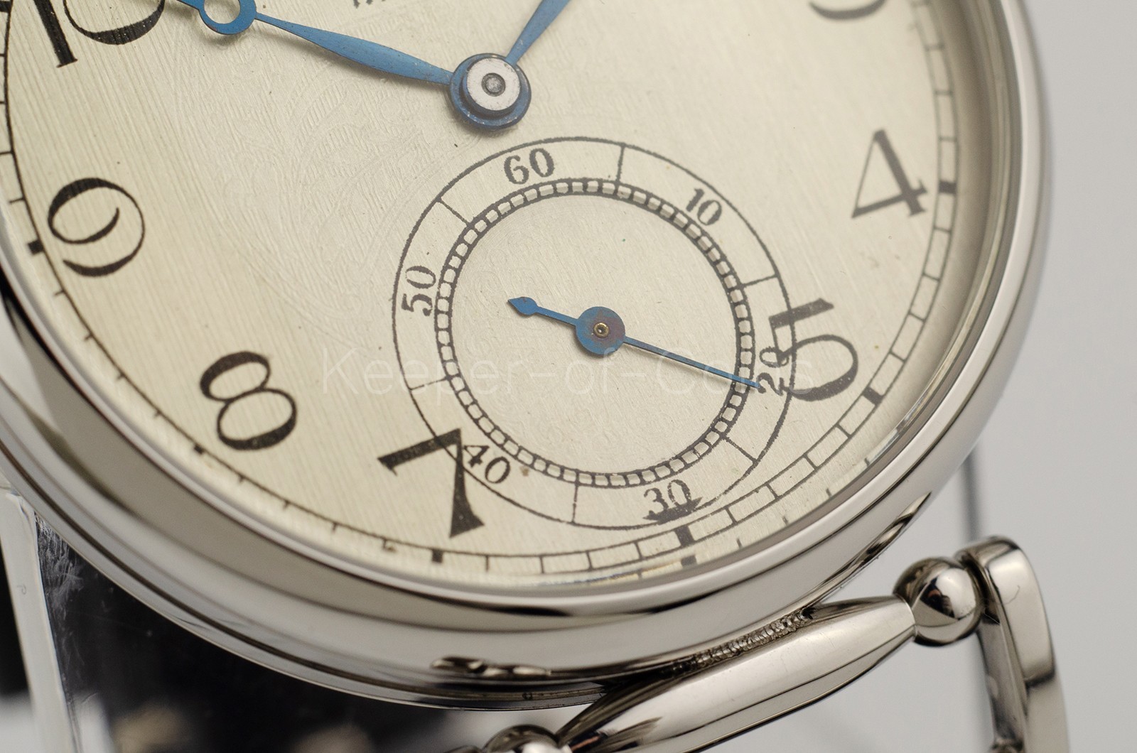 MENS WRIST WATCH USA VINTAGE HAMPDEN 12 SIZE MOVEMENT MARRIAGE WATCH CUSTOM MADE