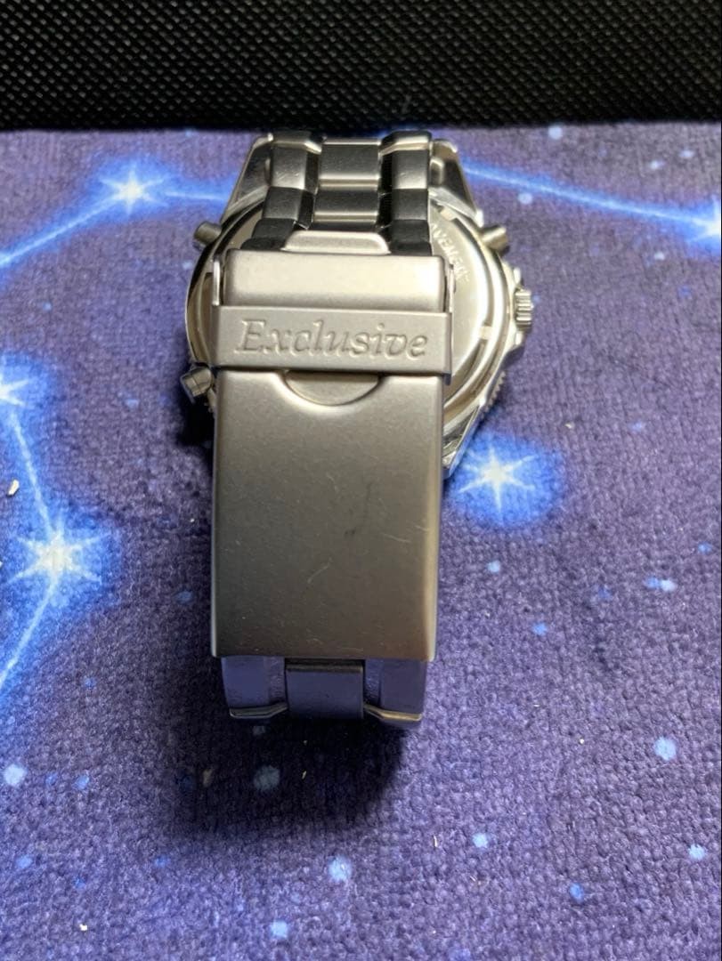 CITIZEN Q&Q Exclusive T024J205 Digital Analog Silver Watch