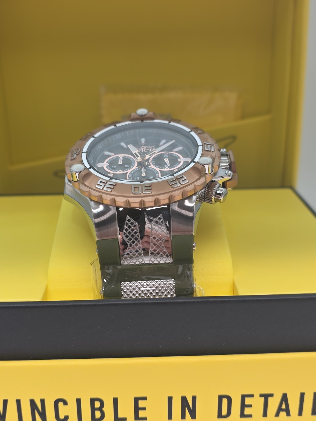 Invicta Subaqua Poseidon Men’s Watch – 55.4mm, Olive Green, Steel (48555)