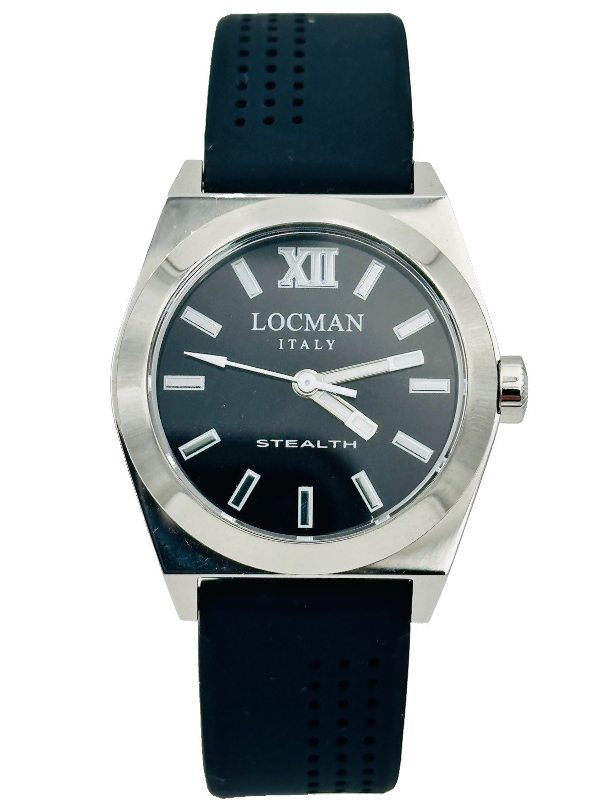 Locman Stealth Lady 204KGK/260 34mm Rubber Quartz Watch Brand New