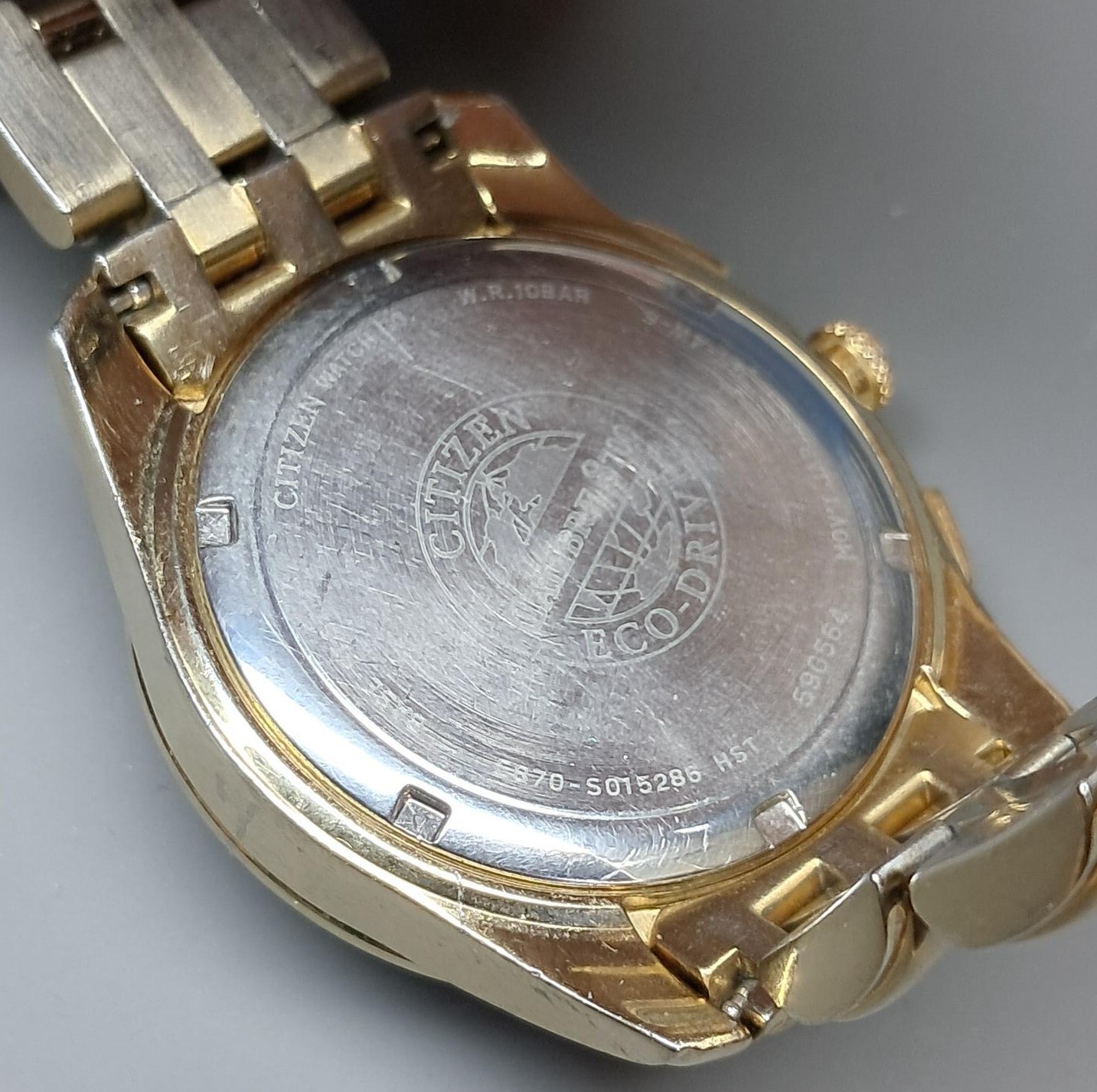 Citizen Eco-Drive Perpetual Calendar E870 Men’s Watch, White Dial, Box & Manual