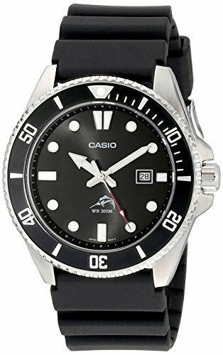 Casio Men’s MDV106-1AV 200M Duro Analog Watch, Black