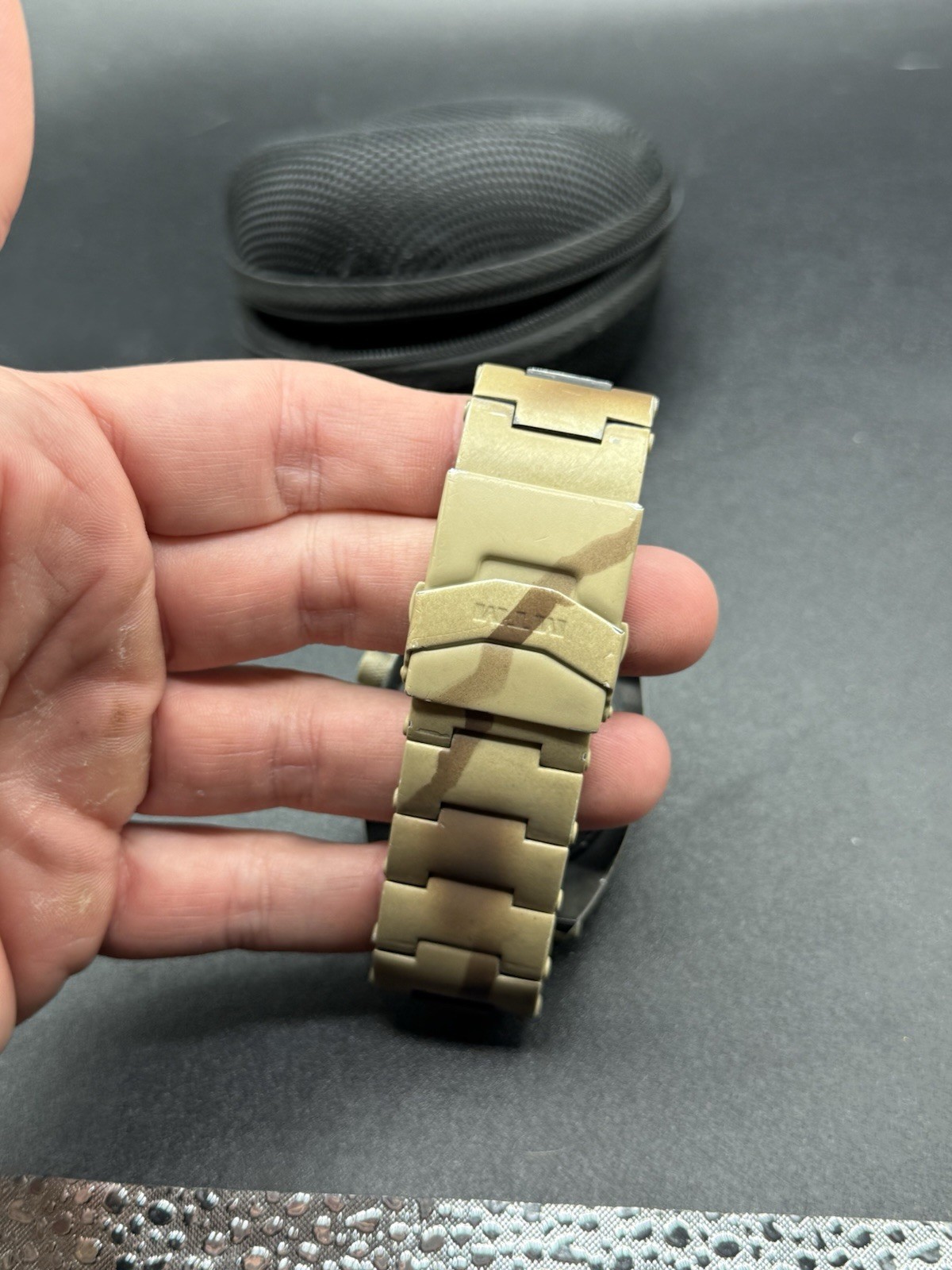 MTM Special Ops Black Falcon Desert Tan 44mm Watch