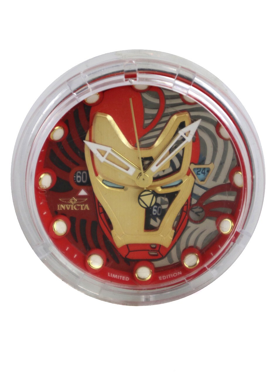 Invicta Marvel Iron Man Automatic Skeleton Watch Limited Reserve Prototype