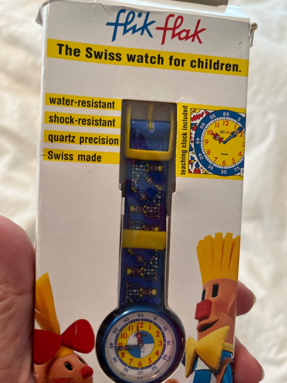 Vintage 1997 FLIK FLAK THE SWISS WATCH FOR CHILDREN swatch water resistant NIB