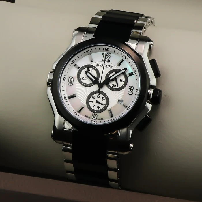 Mercury – Swiss Chronograph – ME1075-SB-7 Quartz Chronograph 42.5 mm ME1075