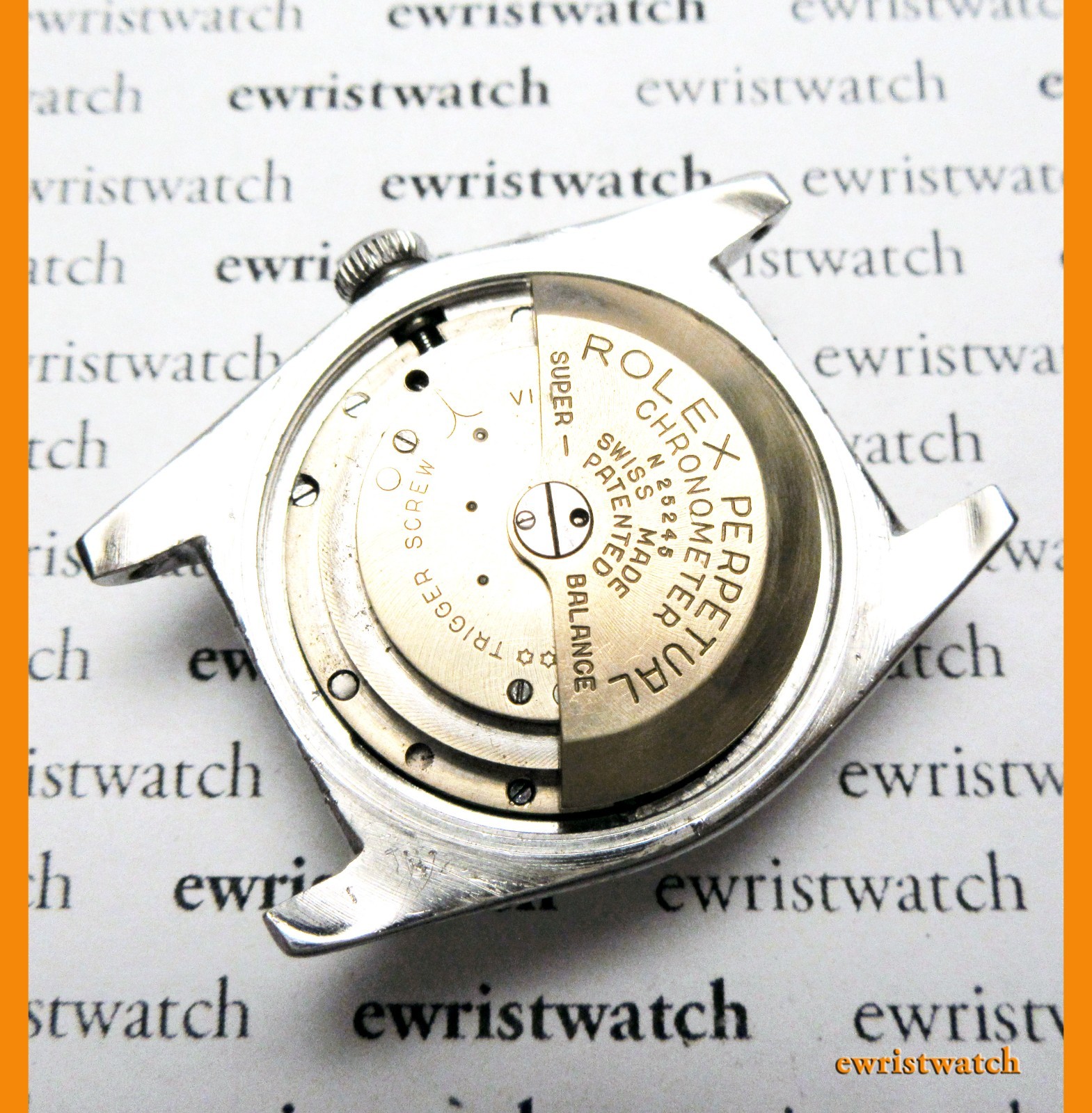 VTG Rolex Oyster Perpetual Chronometer Bubbleback California Dial w/BOR Bracelet