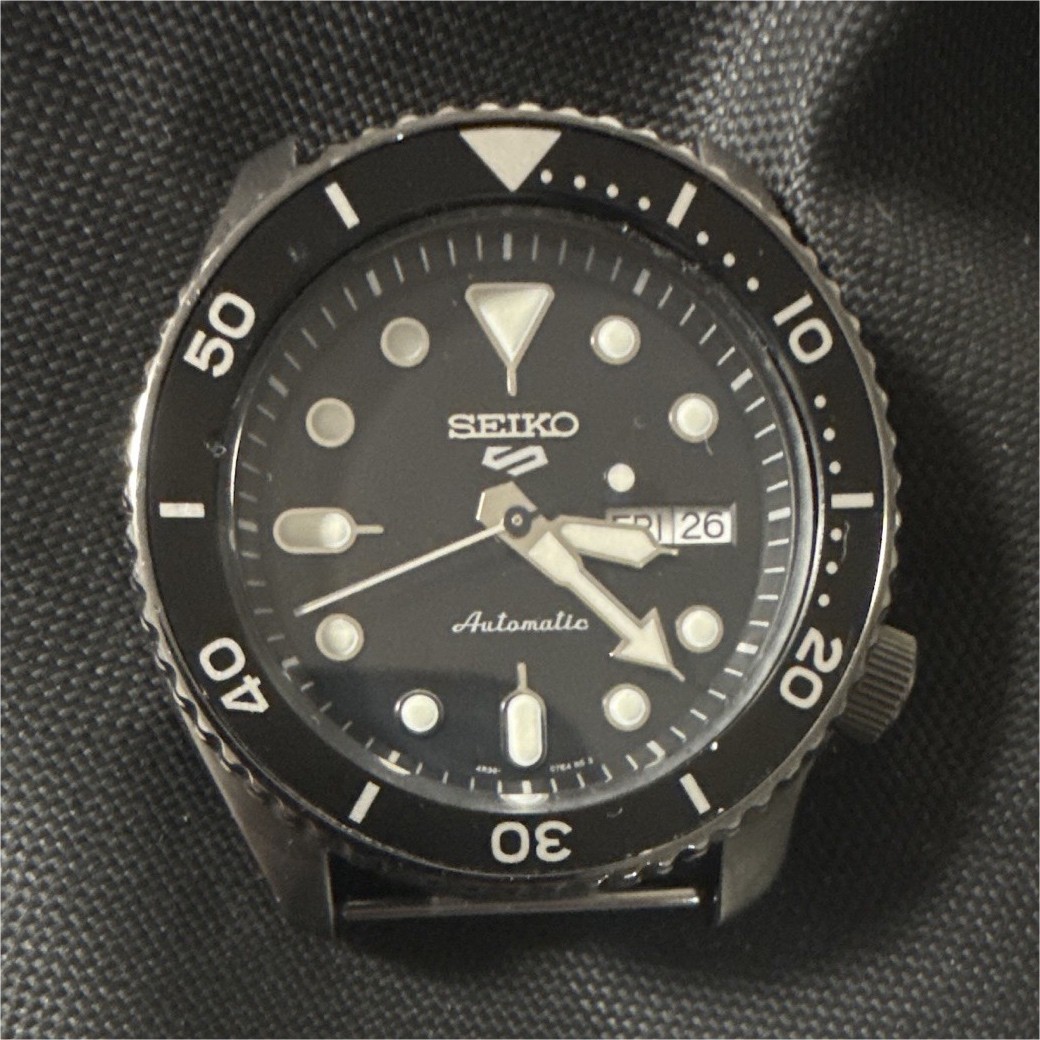 Seiko SRPD65 Automatic Diver Black Dial Day/Date