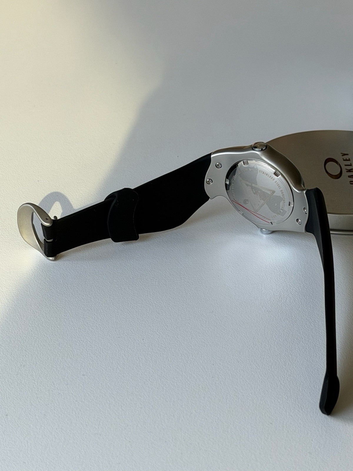 Oakley D1 Icon Watch Black Dial Rubber Strap