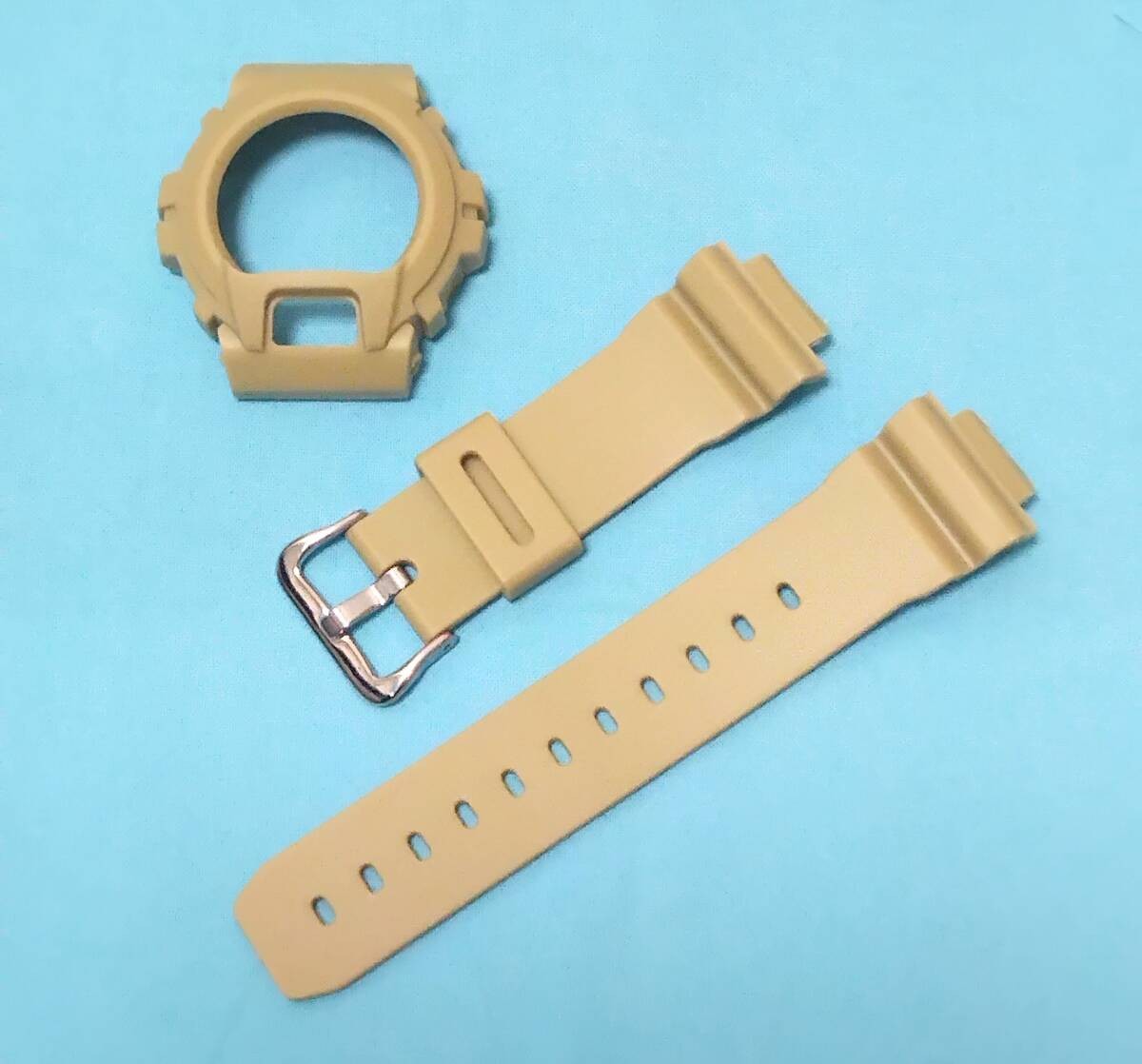 [Unused] G-SHOCK DW-6900 Bezel Belt Set Brown Khaki Compatible Belbeze Band