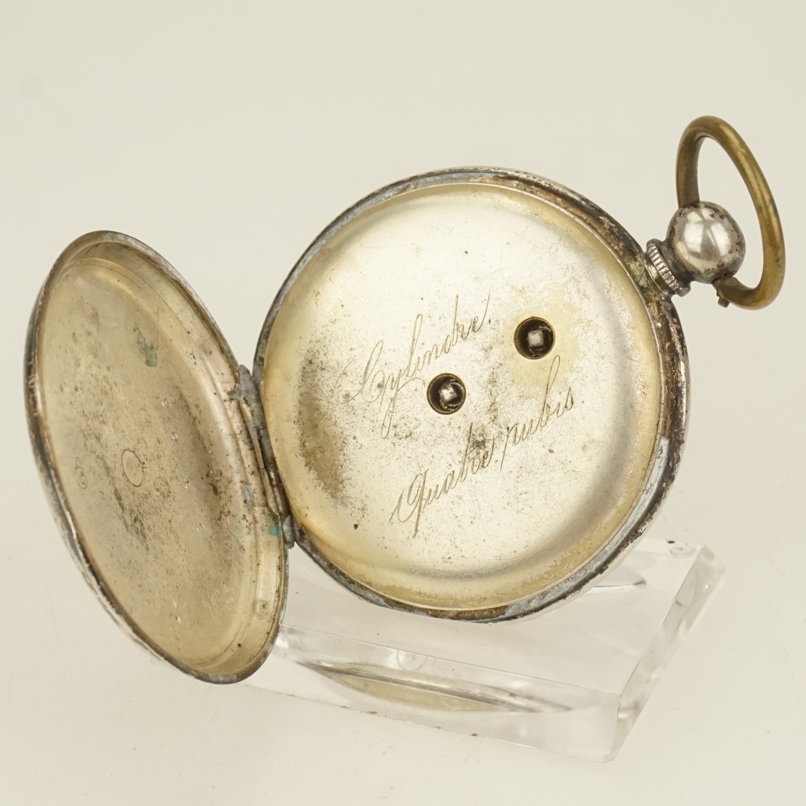Rare! Silver Pocket watch Men’s no repeater no fusee no duplex not for scrap RAR