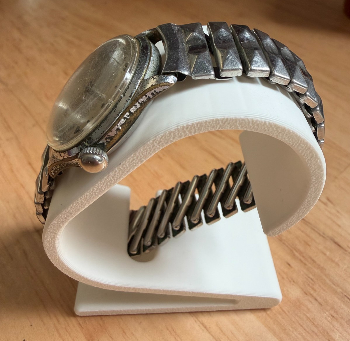 Wyler Incaflex Vintage Swiss Watch Runs 1940s 1950s Mechanical Patina