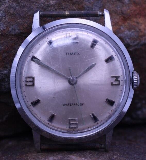 TIMEX MEN’S WRIST WATCH 33.5mm 18.2mm LUG 20142469 FOR REPAIR (FS)