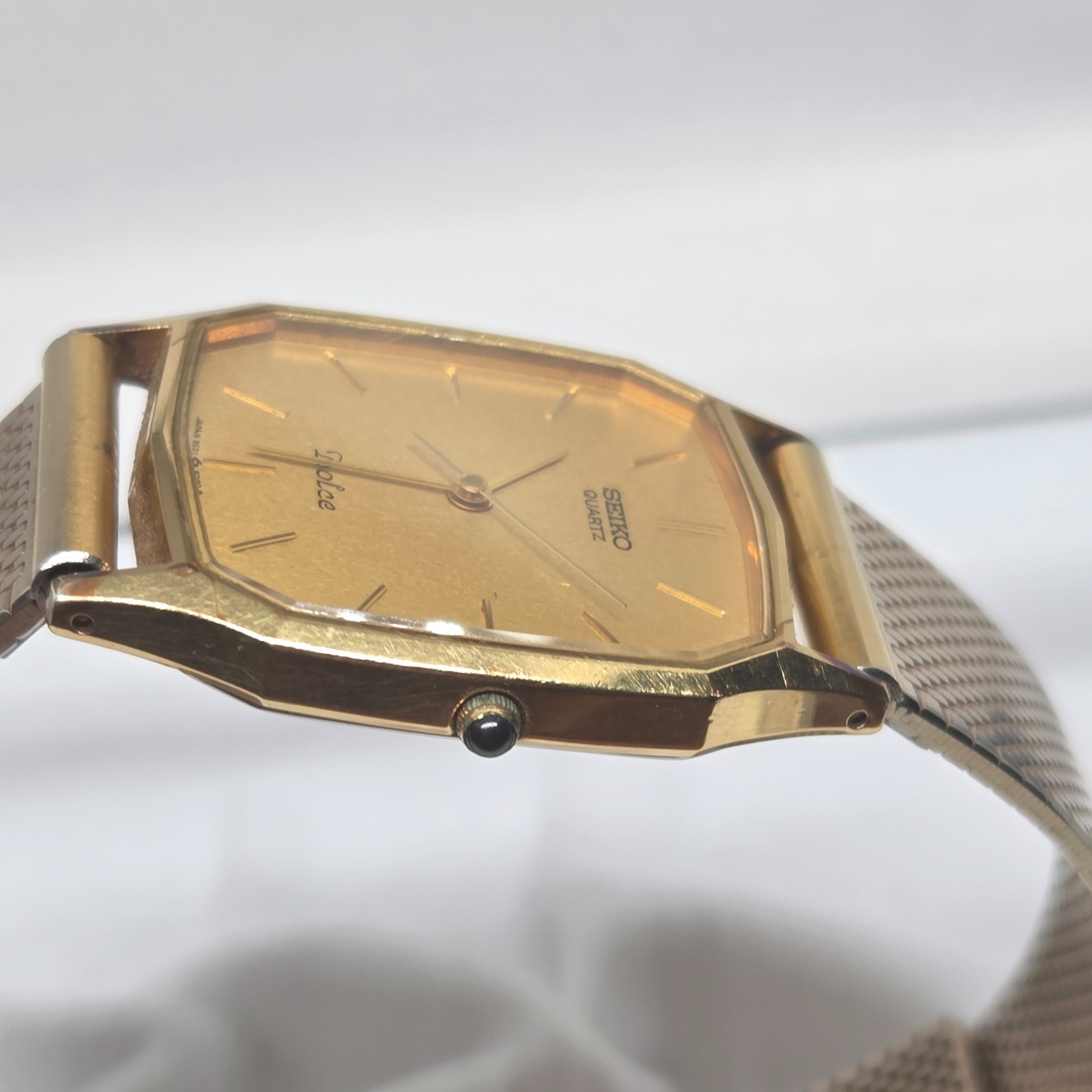 Seiko Dolce 9531-5030 Gold Quartz Watch Original Band Made in Japan