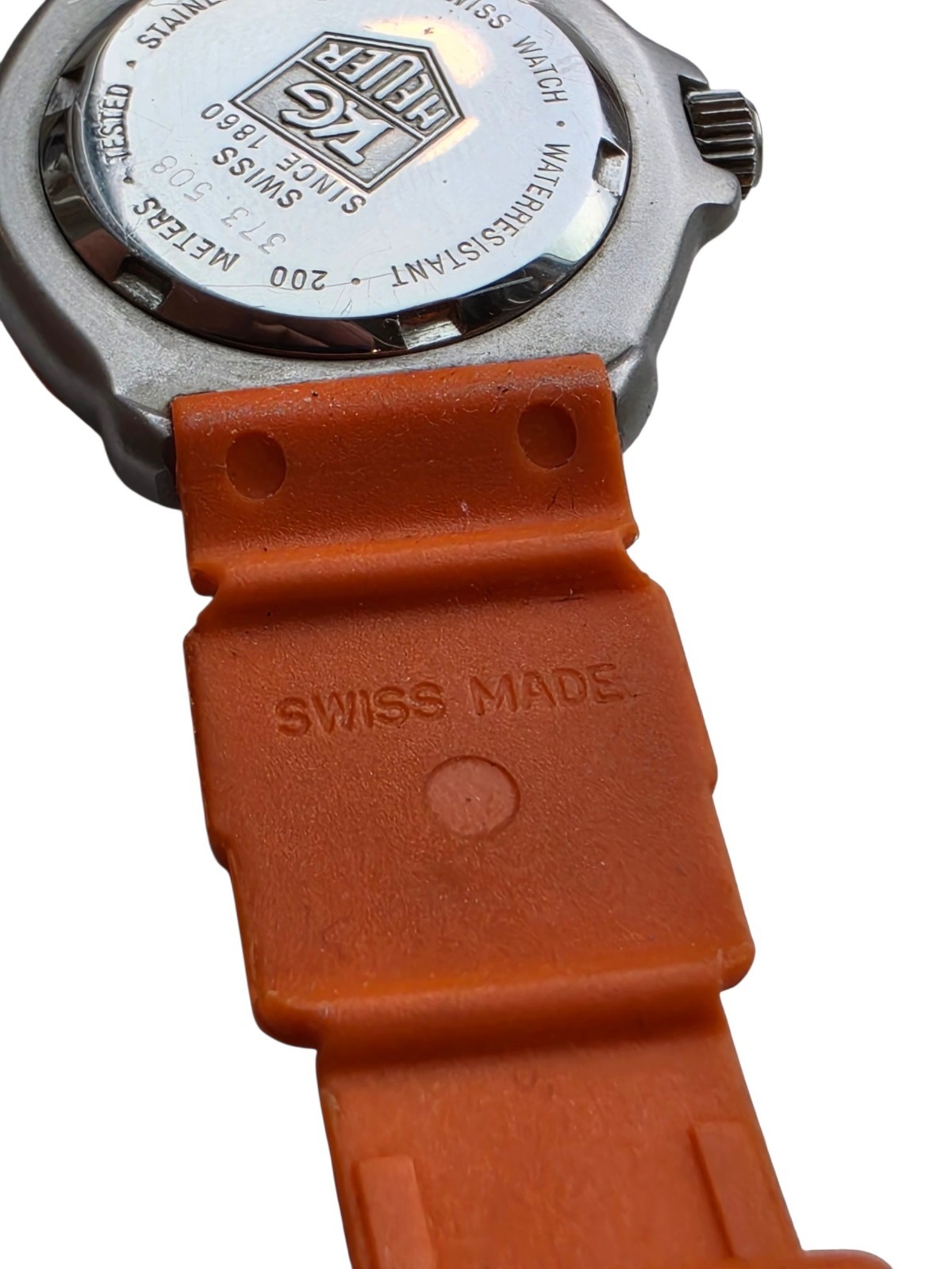 Vintage TAG HEUER Formula 1 Orange 373.508 Women’s Watch 1980s