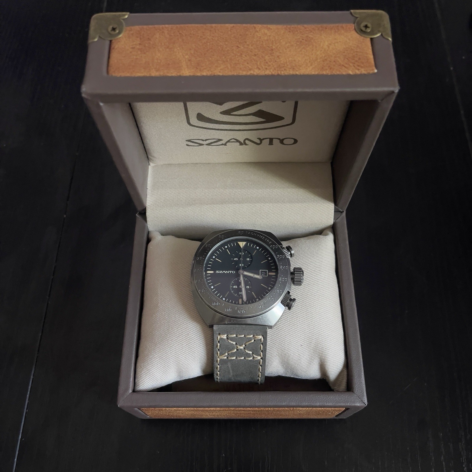 SZANTO: Automatic Men’s watch: 4100 Series: 316L SS: 100M: W/ ORG Box