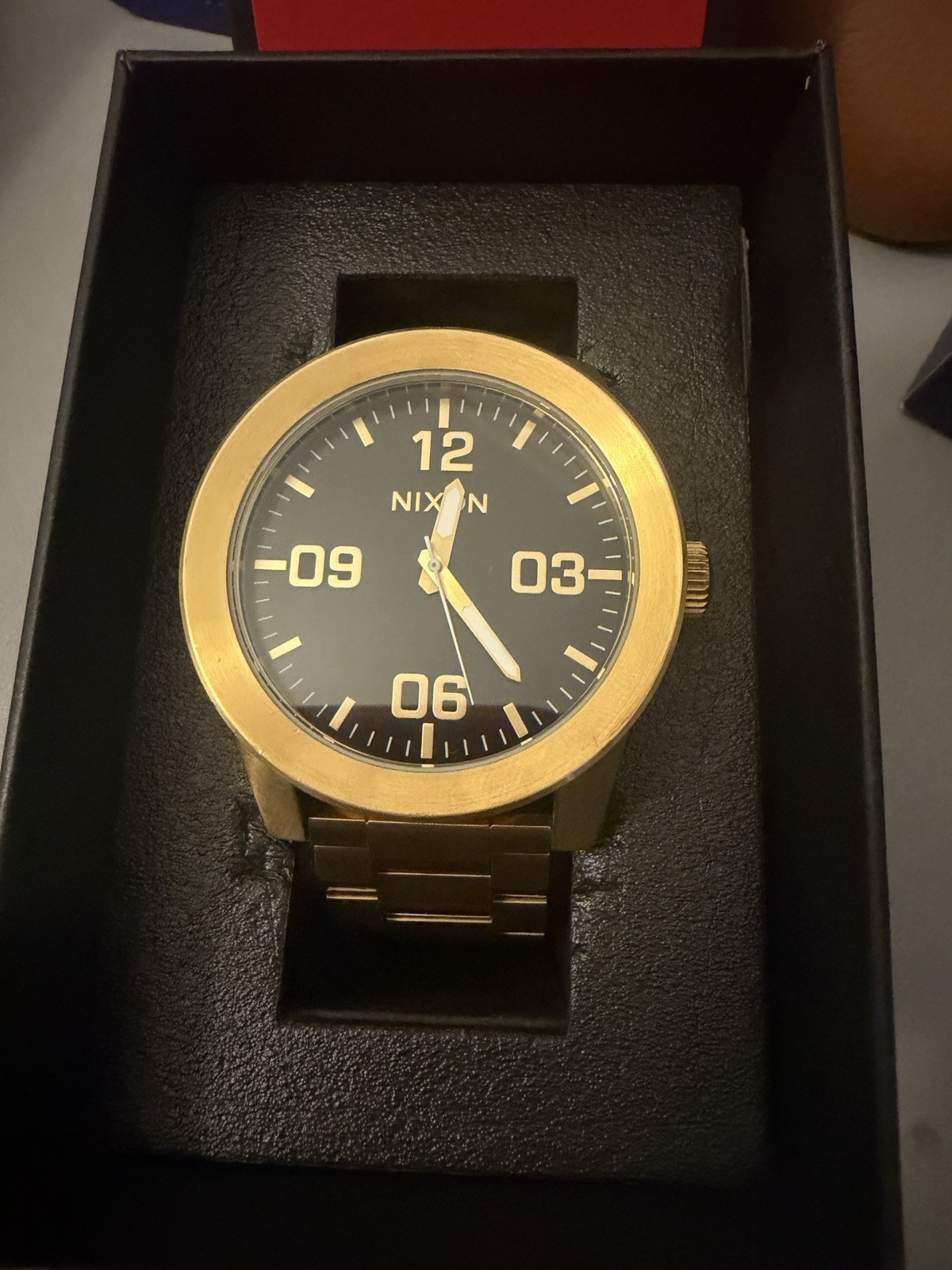 Nixon Corporal Gold Wrost Watch