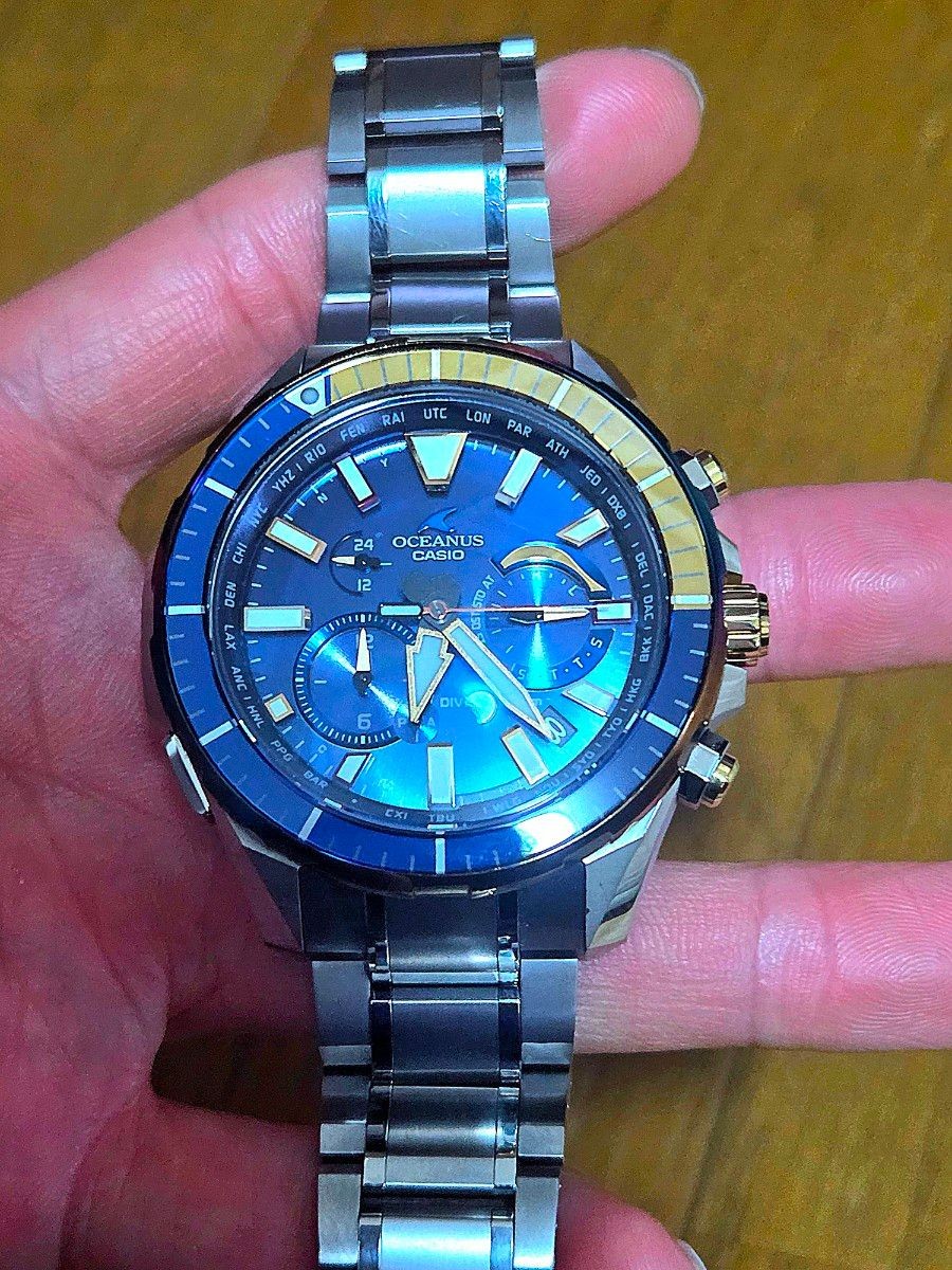 CASIO OCEANUS CACHALOT OCW-P2000D-2AJF Titanium Watch