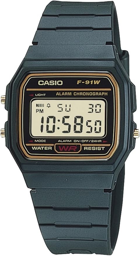 CASIO Collection STANDARD F-91WG-9QJH Digital Wristwatch