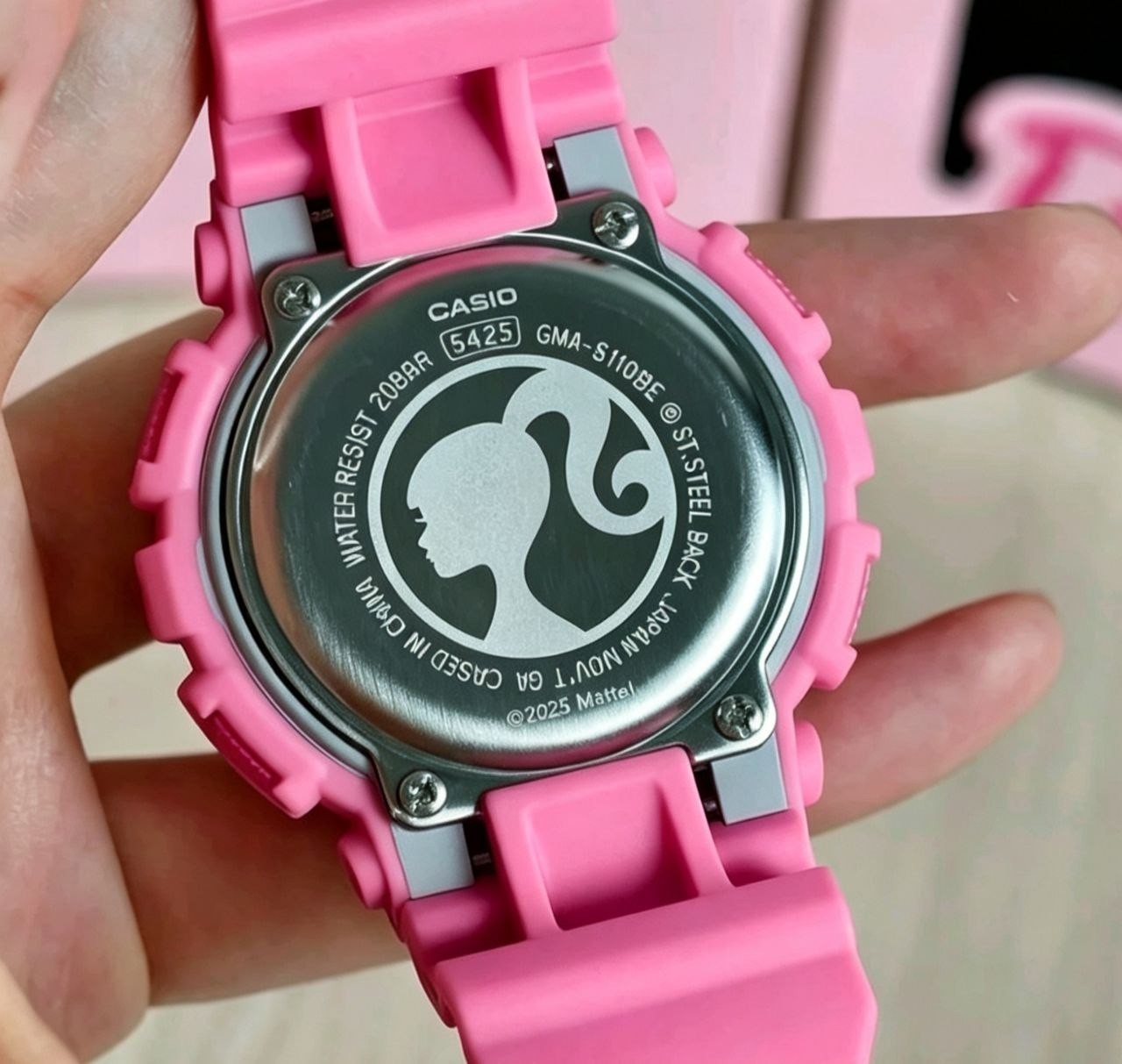 Casio G-Shock X Barbie™ Limited Collaboration Model GMA-S110BE-4A