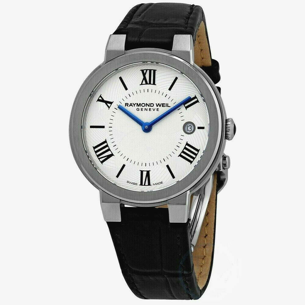 Raymond Weil 5245-STC-00661 Jasmine Black Leather Strap Women’s Watch $1,195