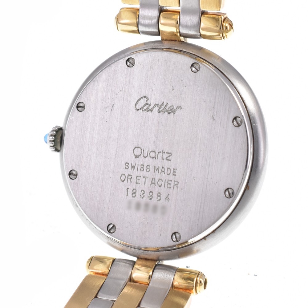 CARTIER PANTHERE Vendome LM 183964 SS/K18YG Quartz Unisex Watch P#147956