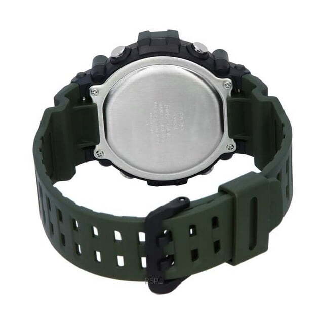 Casio AE1500WHX-3A Illuminator 51.3mm Green Resin Case, Green Resin Band Watch