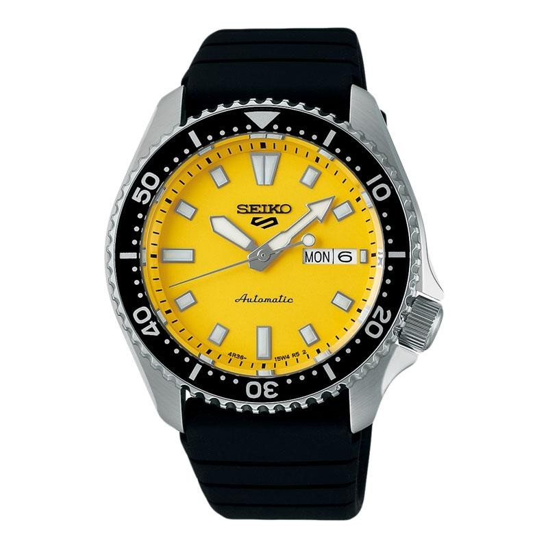 Brand New Seiko 5 Sports SRPL87K1 SKX Series Automatic Redux in Ki-iro Yellow