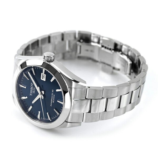 TISSOT Gentleman T127.407.11.041.00 Blue Auto Sapphire Men’s Watch New in Box