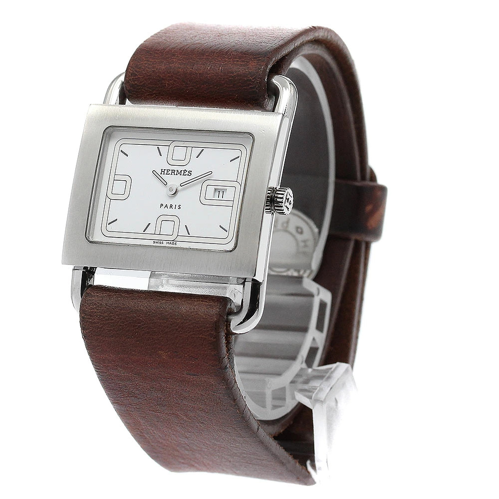 Hermes BA1.510 Barenia Date Quartz Ladies Watch from Japan