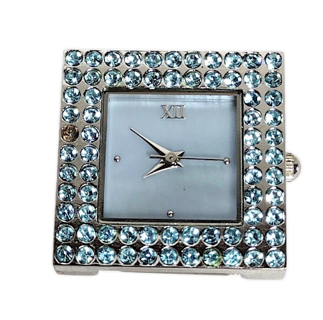 Allude FMDAL 179 83 Watch DIAL ONLY NO BAND SQUARE FACE BLUE GEMSTONE READ BELOW