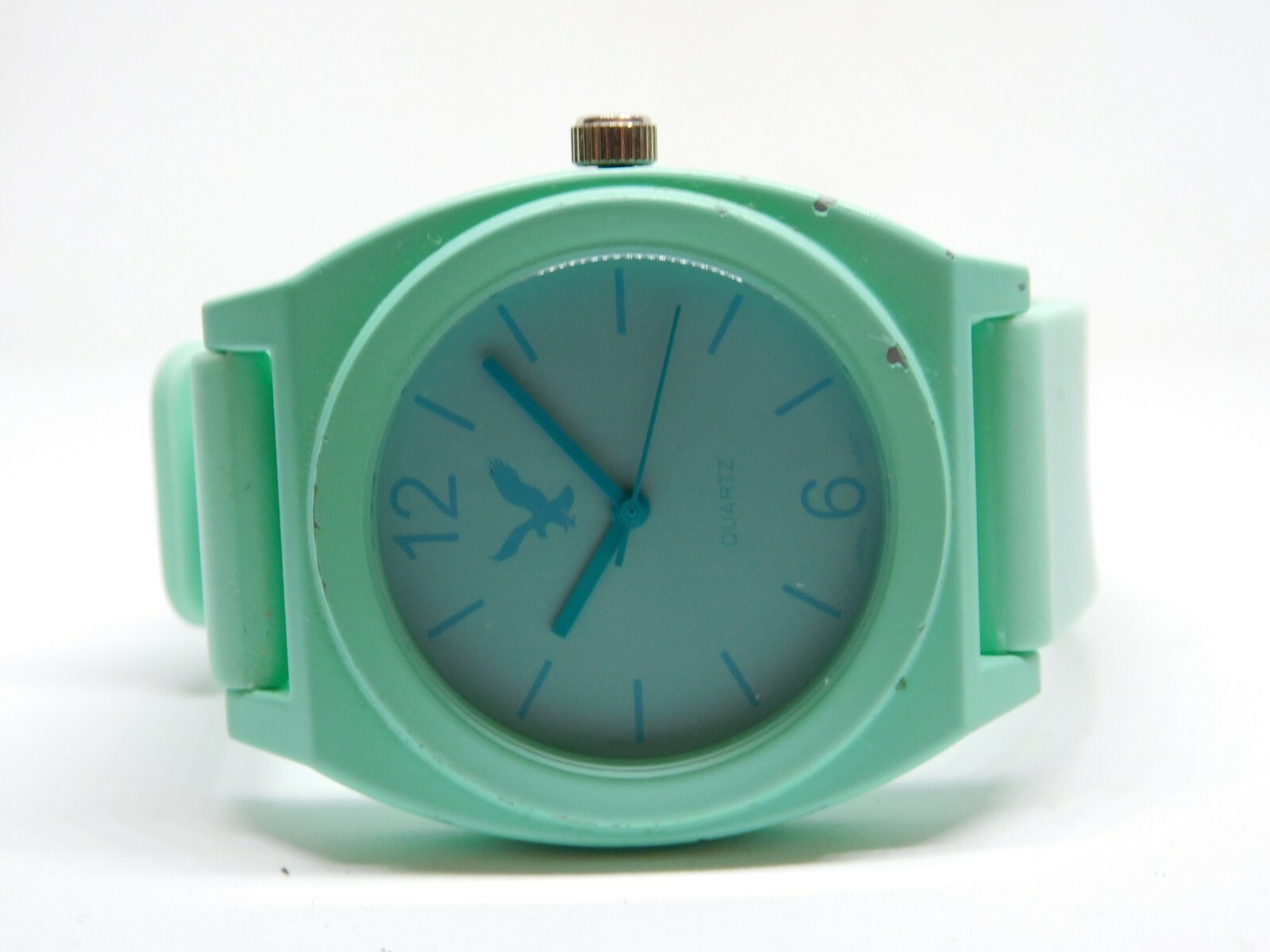 American Eagle Outfitters Green Tone Quartz Analog Women’s Watch New Battery
