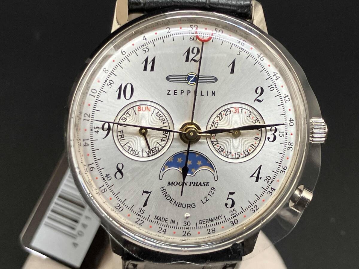 ZEPPELIN Moon Phase 7037-1 Used watch Excellent condition