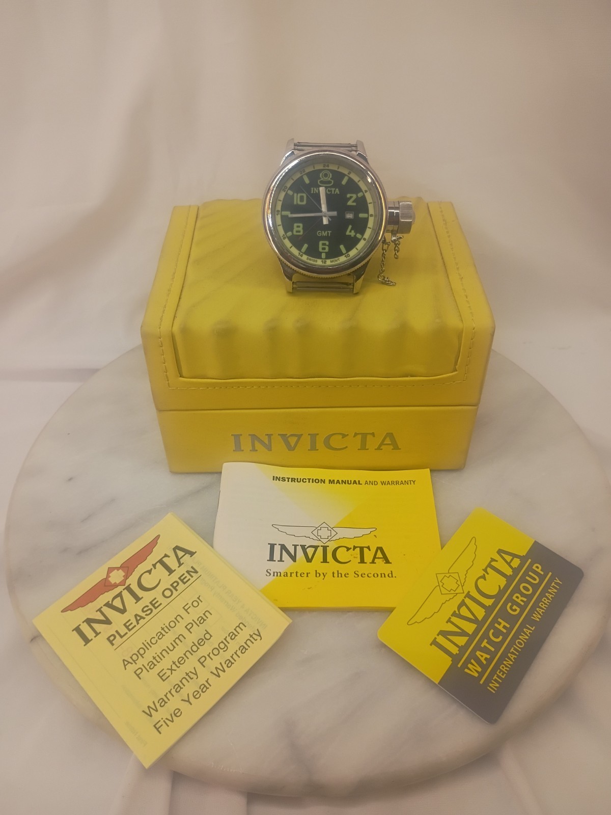 Men’s Invicta Oversize GMT Russian 1959 Diver Stainless Steel 52mm Watch