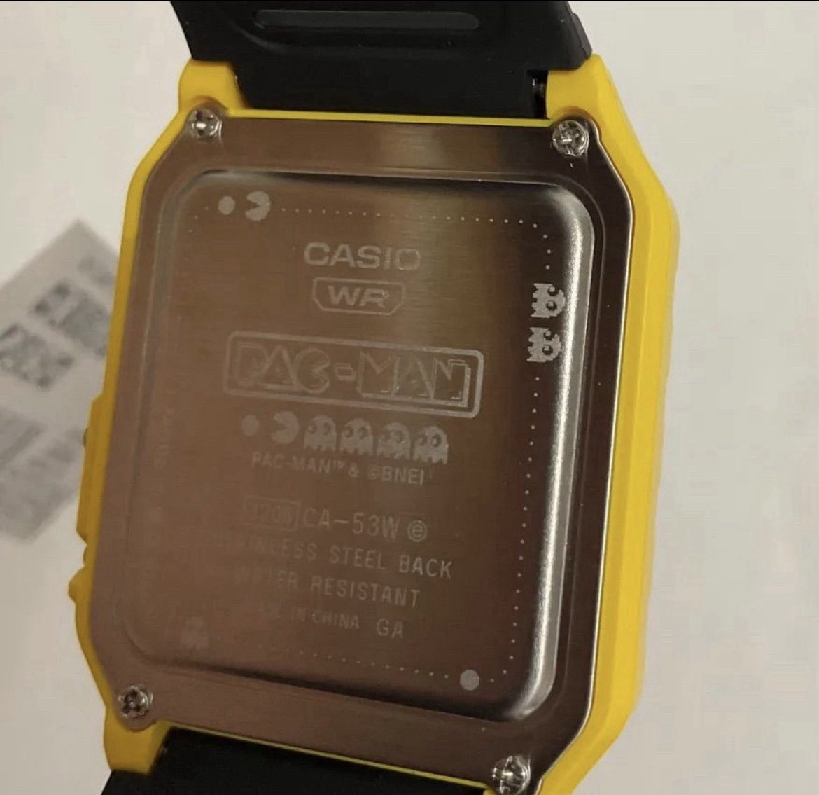 Casio x Pac-Man Vintage Data Bank Calculator Limited Edition Watch CA-53WPC-1B