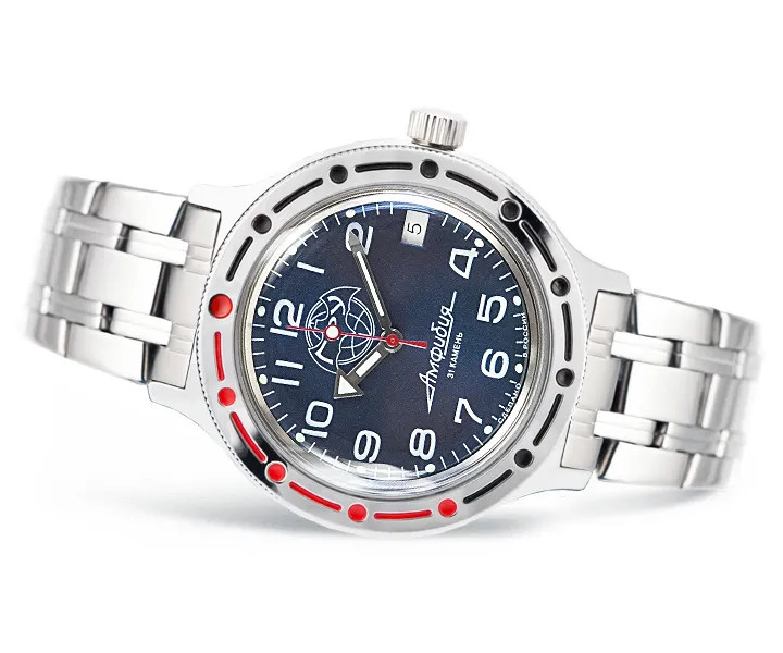 Vostok Amphibia 420866 Watch GRU Diver Mechanical Automatic USA Seller