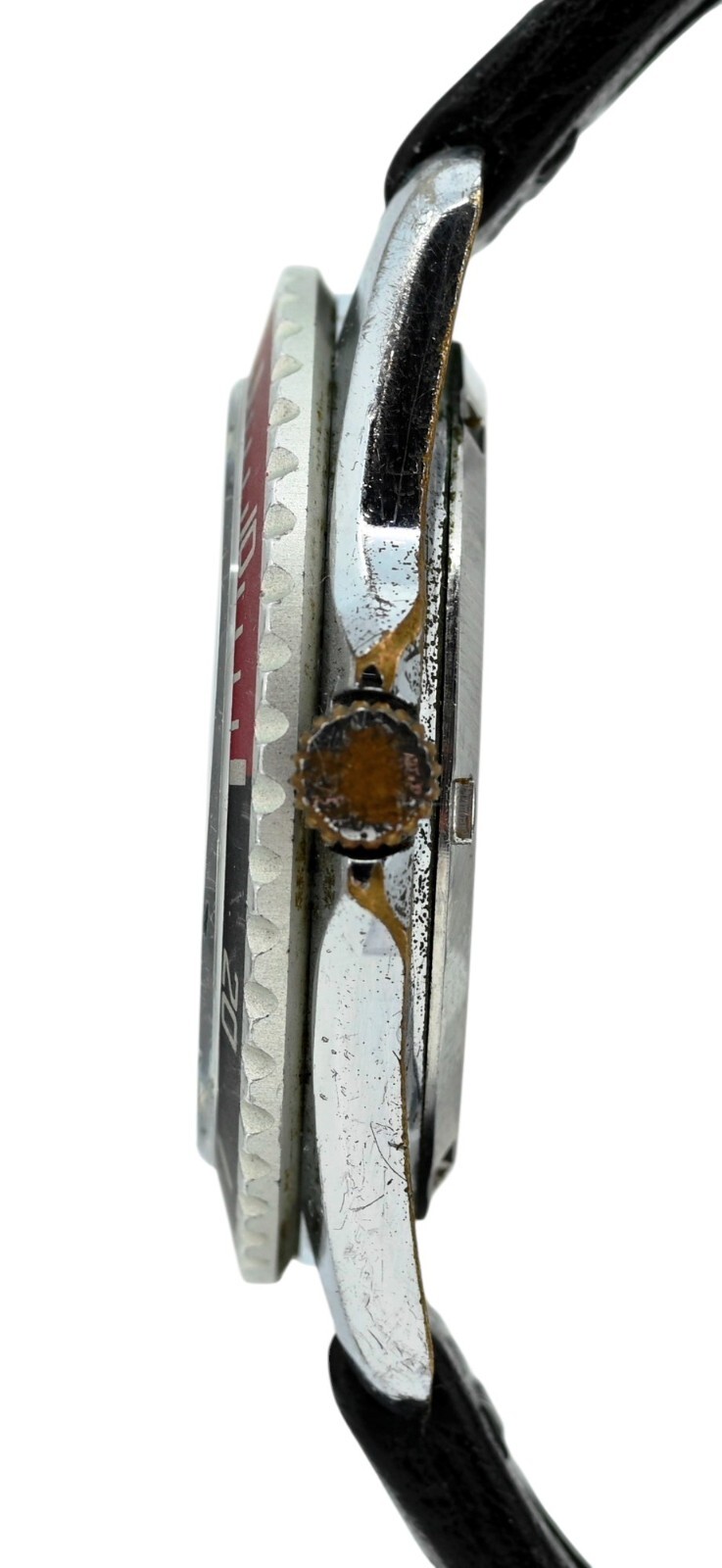 Heuer (Pre-Tag) 37mm Men’s 1000 Series Red/Black Coke Bezel Watch! Ref: 980.043!
