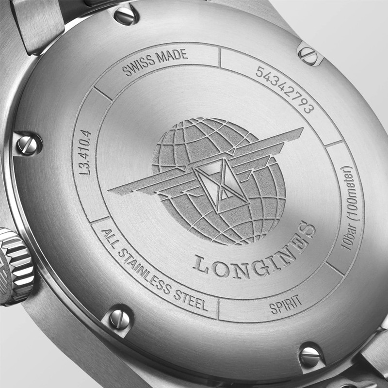 New Longines Spirit 37mm Chronometer Champagne Dial Unisex Watch L34104636