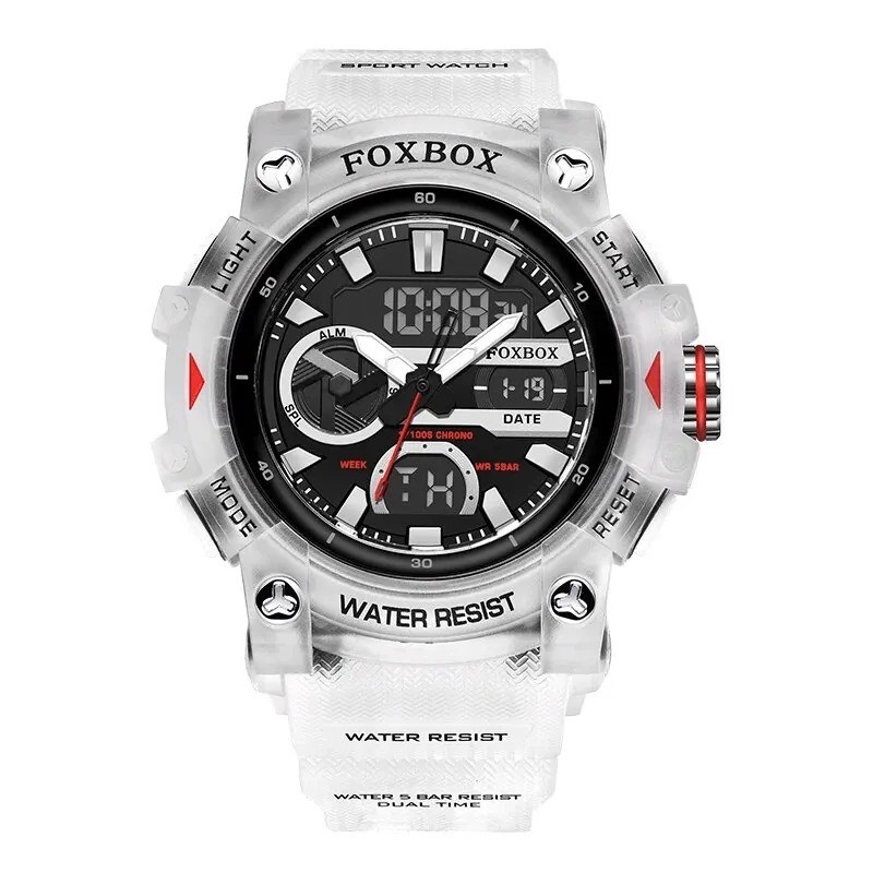 LIGE Men Digital Watch Luxury Fashion Dual Display Waterproof Sport Casual Wrist