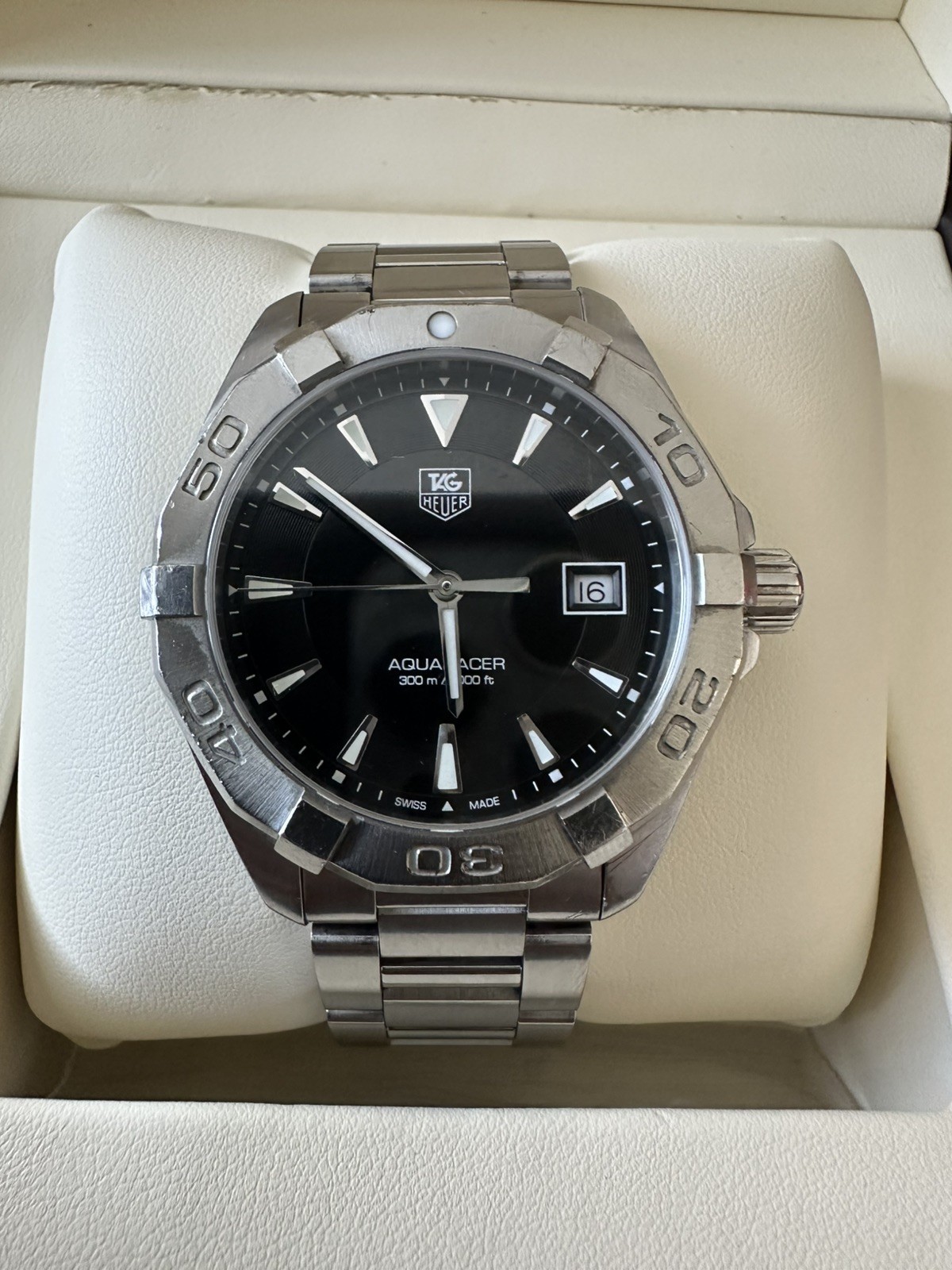TAG Heuer Aquaracer 300M WAY1110 41mm Men’s watch Box/ Papers