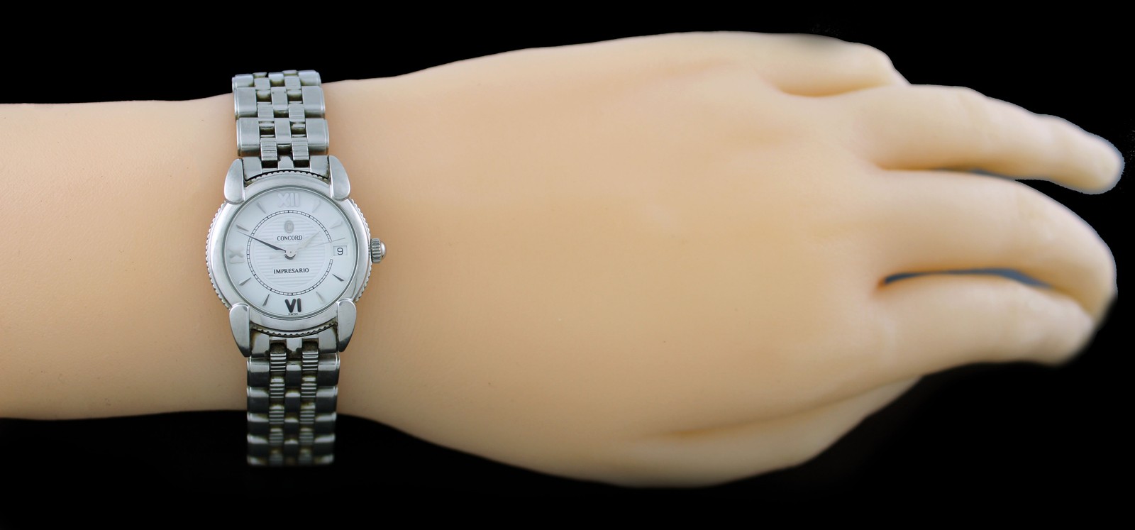 Concord Impresario 14.E1.262 25mm Stainless Steel White Dial Quartz Watch