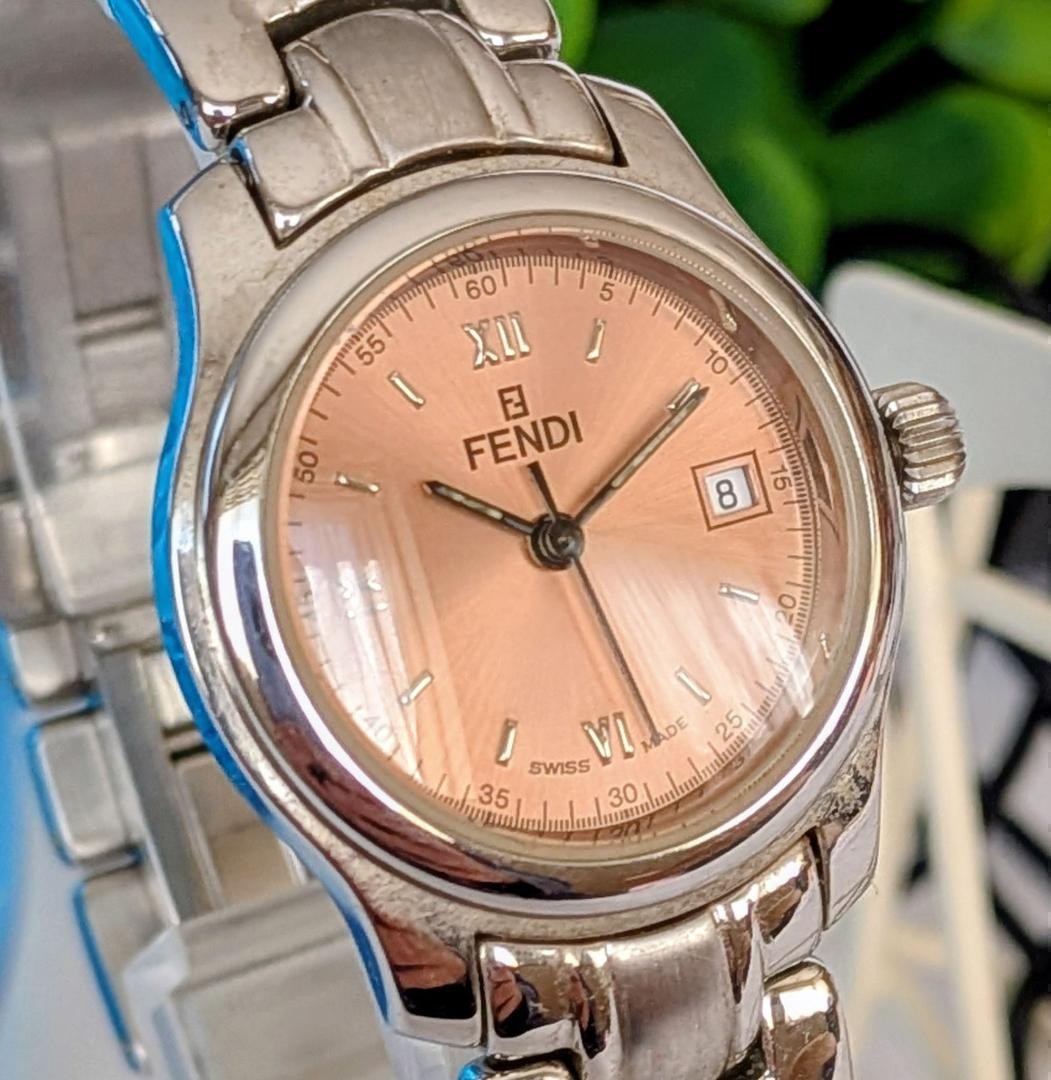 Fendi 210L Orange Women’s Watch Roman Dial Quartz Japan 0713985
