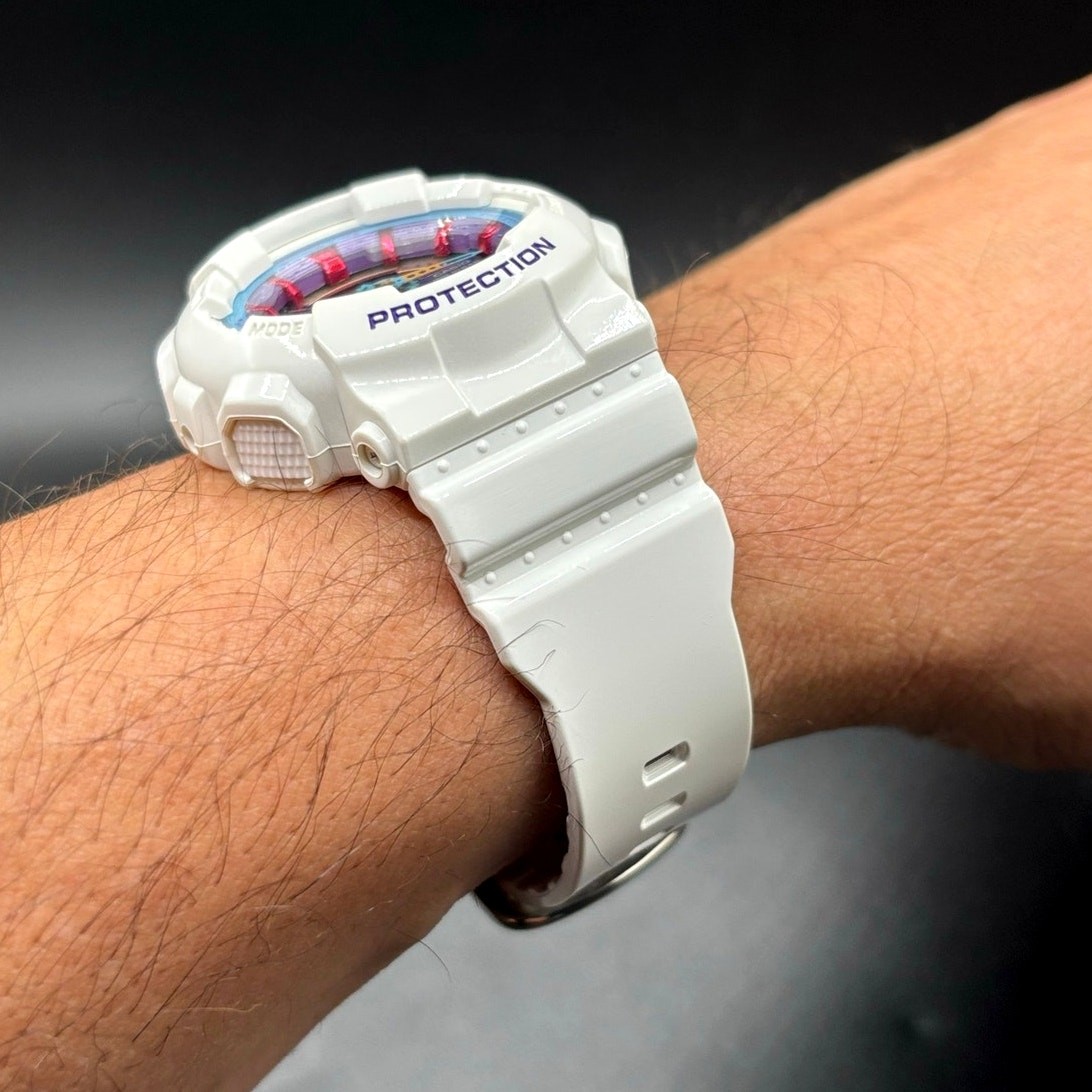 Casio Baby-G BA112-7A White Analog Digital Women’s Watch NIB Discontinued